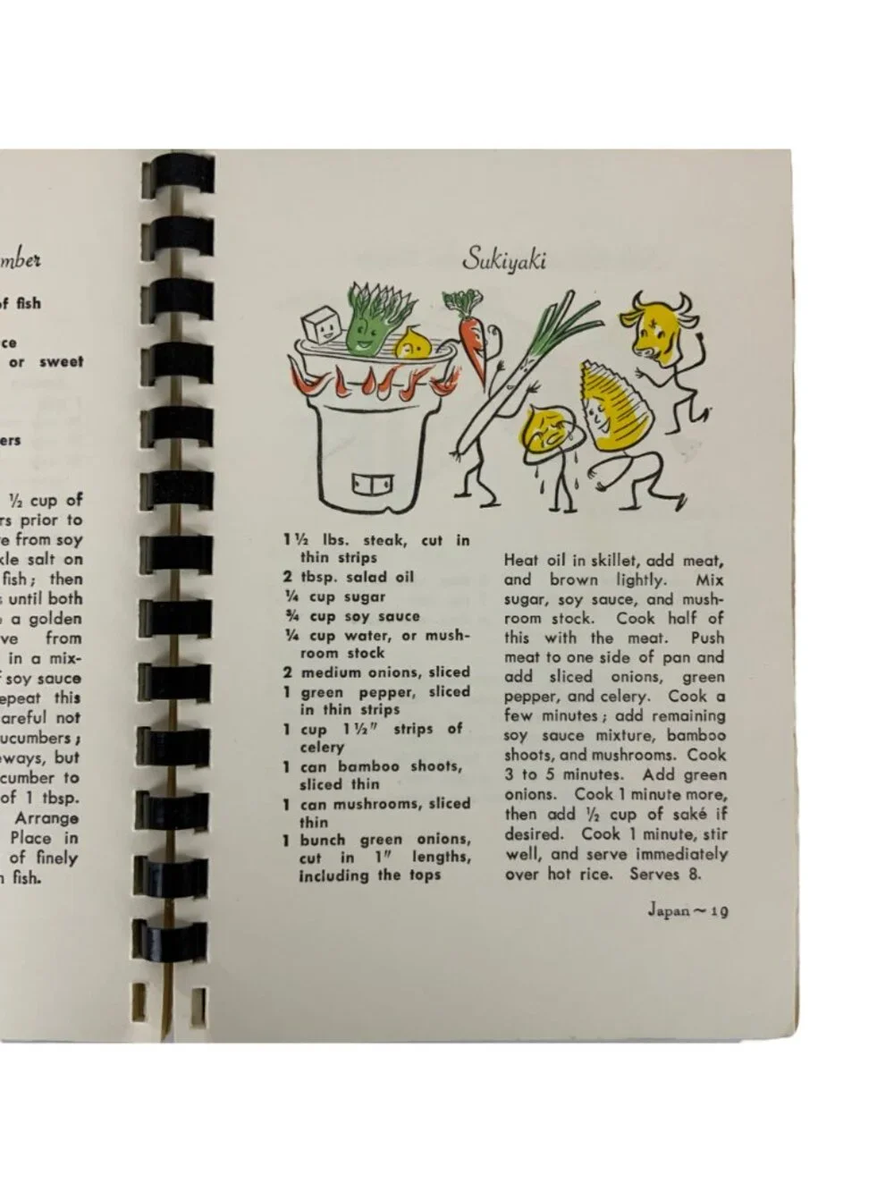 Recipes From The East by Irma Walker Ross Asian Cooking Spiral Bound 1971